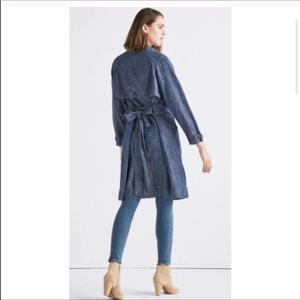 Lucky Brand Jean Trench Coat
